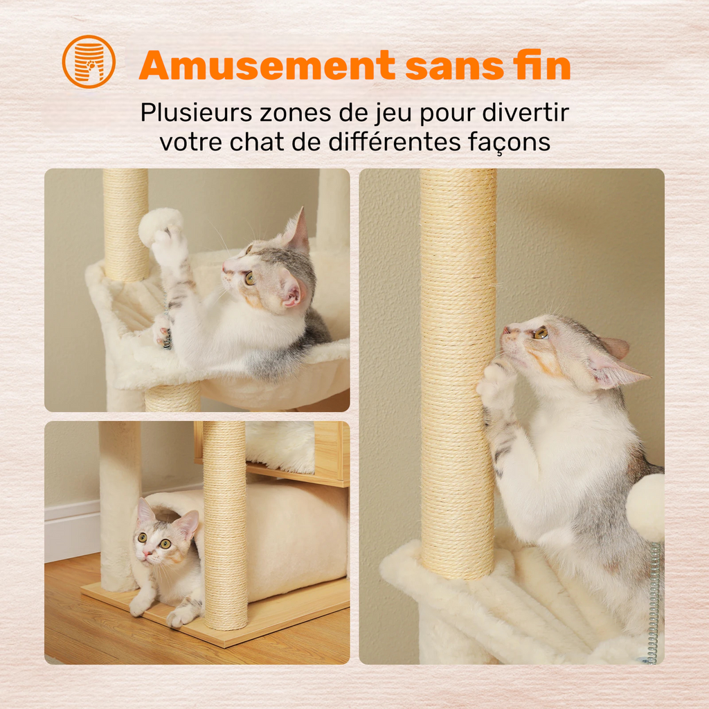 Arbre à Chat en Bois